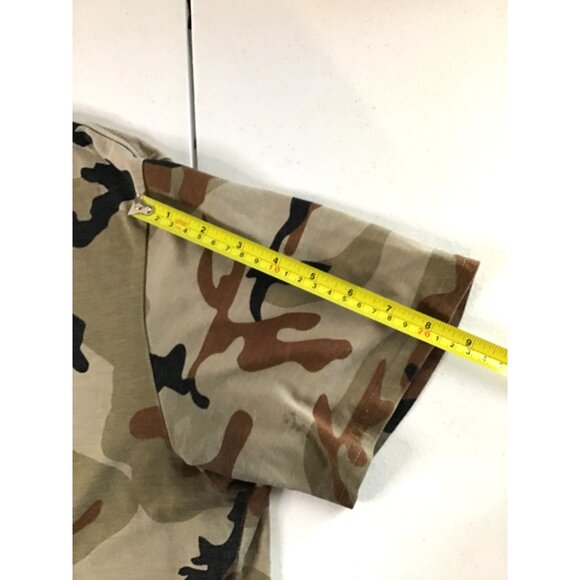 PACSUN, MENS CAMO PRINT LONGER FIT SHORT SLEEVE CREW NECK T-SHIRT SIZE MEDIUM - Picture 4 of 7